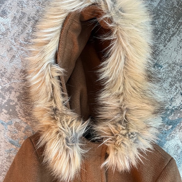 J.Crew Chateau Parka Jacket Italian Stadium-Cloth Wool ACORN Size 4 - Picture 4 of 7